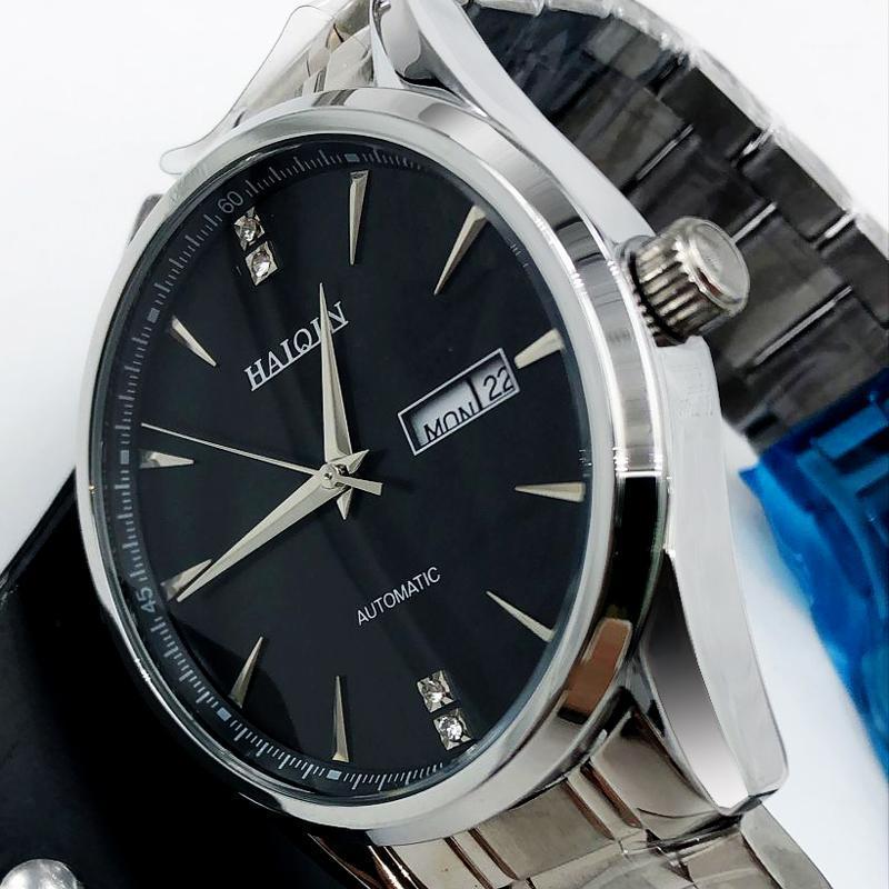 HAIQIN Men's watches 2020 Fashion Business mechanical Mens Watches top watch men waterproof clock men Reloj hombres1, Gold
HAIQIN Men's watches 2020 Fashion Business mechanical Mens Watches top watch men waterproof clock men Reloj hombres1, Gold