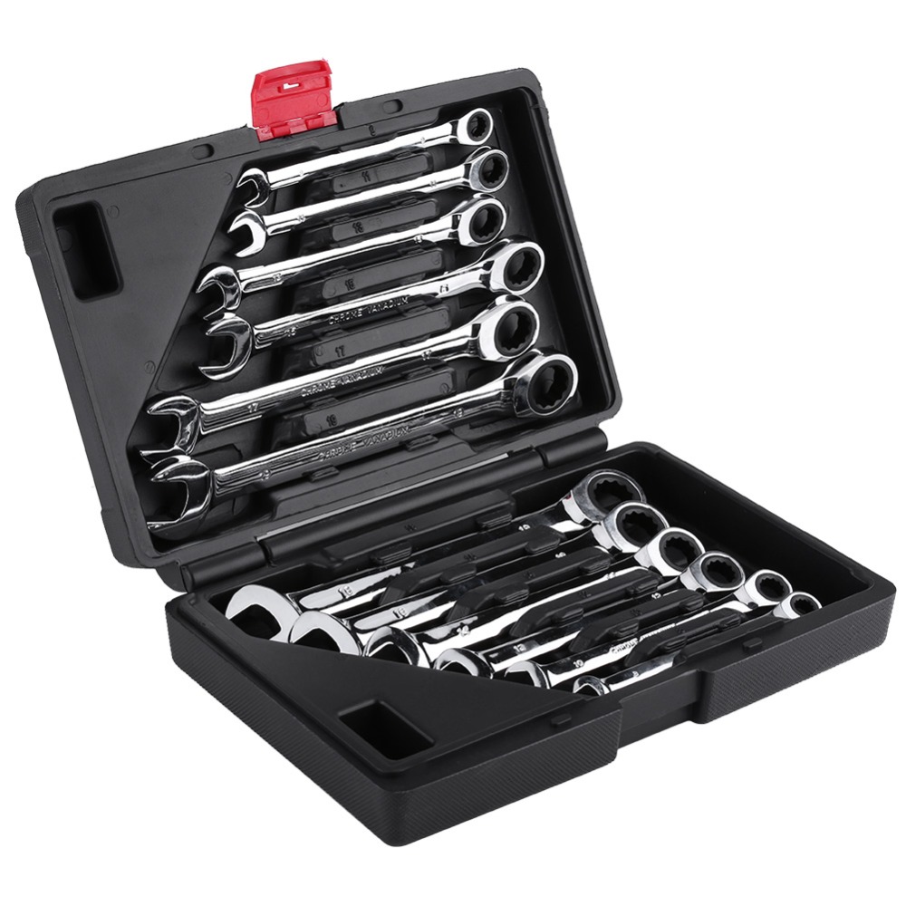 Durable ratchet wrench set plum blossom open combination wrench two-way double fast ratchet auto repair tools
Durable ratchet wrench set plum blossom open combination wrench two-way double fast ratchet auto repair tools