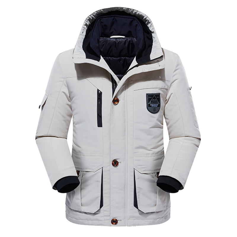 Men's Winter Fleece Thick Jacket 2 in 1 Warm Coat Outwear Cotton Liner Removable Down Parka Waterproof Windbreaker Plus Size 6XL 201223