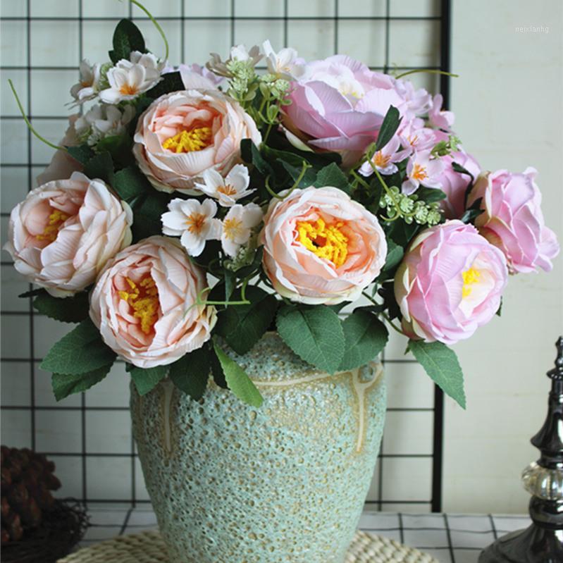 Highly recommended peony flower bouquet artificial flowers for Christmas home wedding decoration centerpiece fleur artificielle1, White
Highly recommended peony flower bouquet artificial flowers for Christmas home wedding decoration centerpiece fleur artificielle1, White