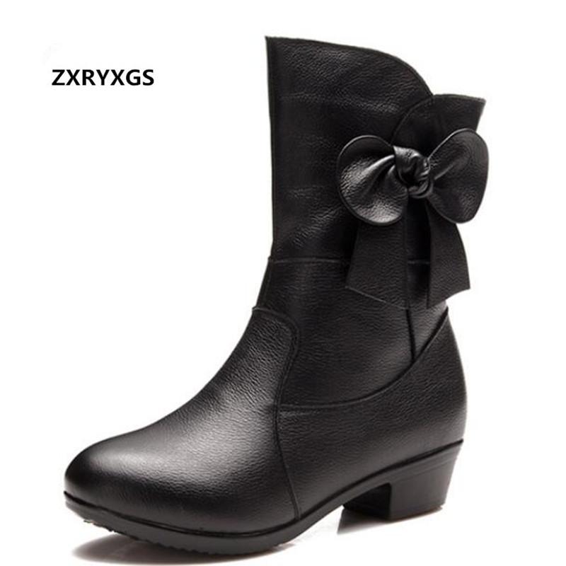 Elegant Bow Soft Top Cowhide Spring Leather Boots Fashion Shoe Women Boots Black Autumn Winter Warm Shoes Snow, Black single boots
Elegant Bow Soft Top Cowhide Spring Leather Boots Fashion Shoe Women Boots Black Autumn Winter Warm Shoes Snow, Black single boots