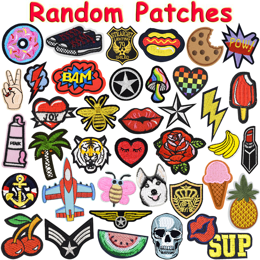 30PCS Diy Random patches for clothing iron on patche sewing tool accessories badge applique iron embroidered patch stickers for clothes bag
30PCS Diy Random patches for clothing iron on patche sewing tool accessories badge applique iron embroidered patch stickers for clothes bag