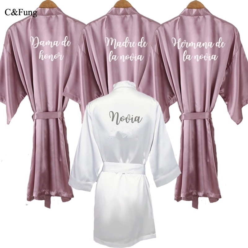 new Mauve novia robe rose gold novia kimono satin women madrina dama de honor robe Espanol spanish wedding bridal party robes Y200425, Black novia
new Mauve novia robe rose gold novia kimono satin women madrina dama de honor robe Espanol spanish wedding bridal party robes Y200425, Black novia