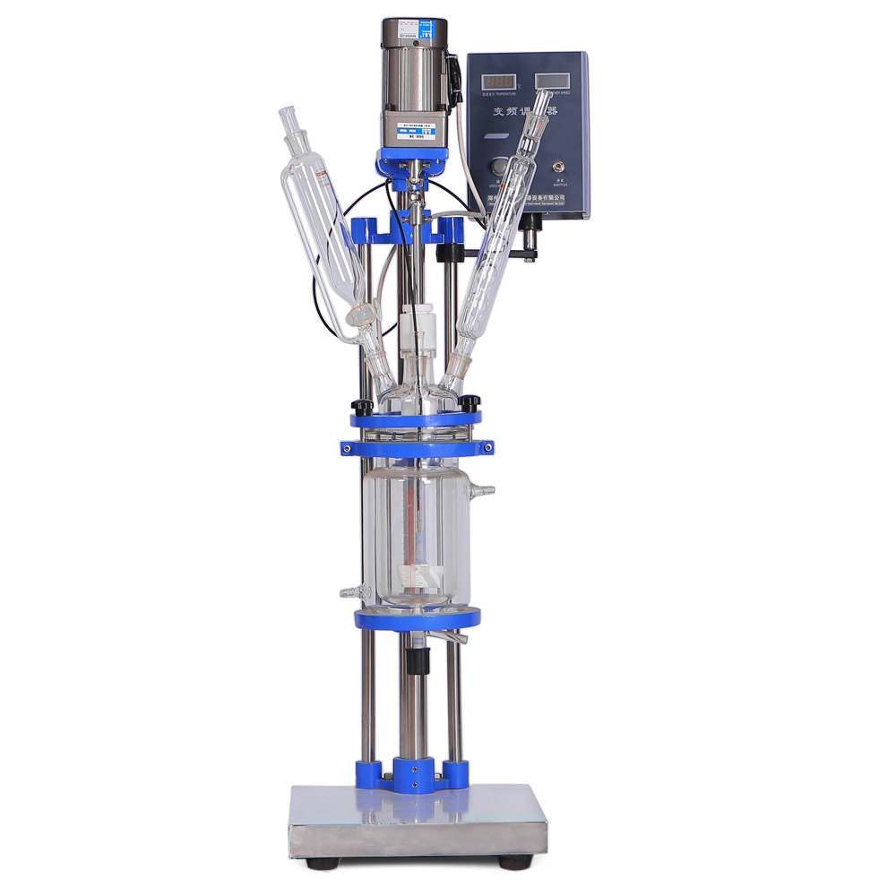 ZZKD Lab Supplies 1L Double Layer Glass Reactor Kettle Reactor Condensor with Dropping Flask PTFE Stirrer with Seal for Lab Chemical Reaction
ZZKD Lab Supplies 1L Double Layer Glass Reactor Kettle Reactor Condensor with Dropping Flask PTFE Stirrer with Seal for Lab Chemical Reaction