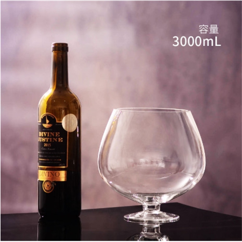 JM 2000ml 4000ml party funny wine glass cocktail cup crystal es whiskey beer LJ200821