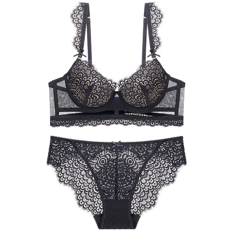 Sexy Lace Bra with Removable Straps Push Up Underwear Set Lingerie for Women Medium Padded Broadside White Black Red Y200708
Sexy Lace Bra with Removable Straps Push Up Underwear Set Lingerie for Women Medium Padded Broadside White Black Red Y200708