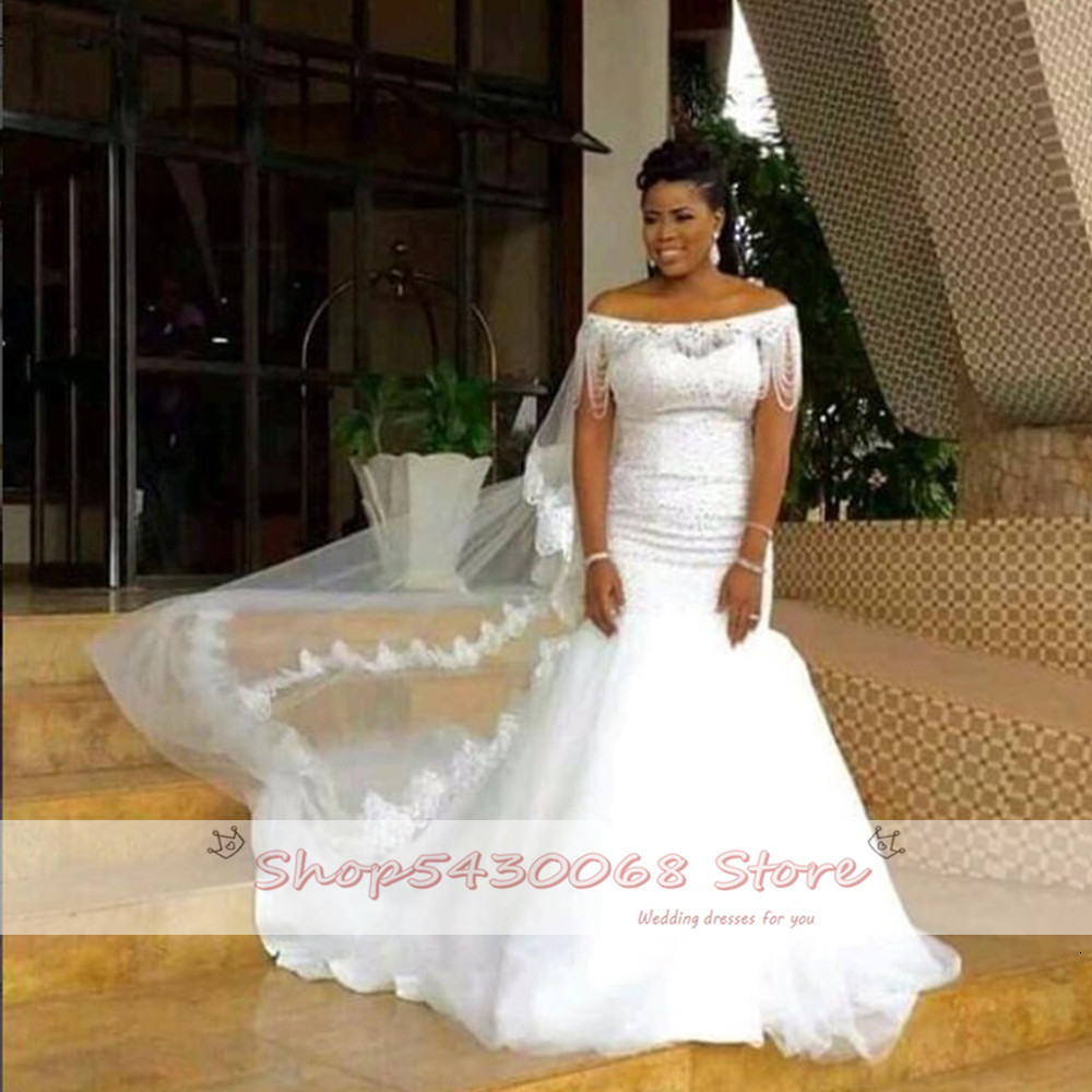 2021 New African Mermaid Wedding Dress Offer Soft Tassel Shoulder Stylish Tulle Train Dressed As Novice Bride LZ24, White
2021 New African Mermaid Wedding Dress Offer Soft Tassel Shoulder Stylish Tulle Train Dressed As Novice Bride LZ24, White