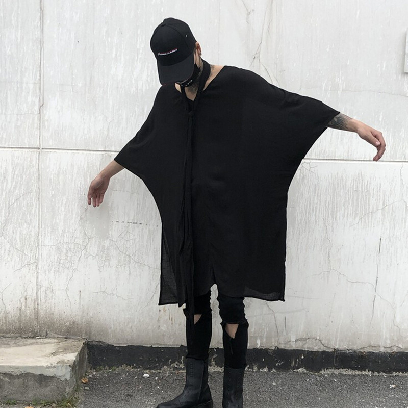 2021 Spring Summer for Oversized T-fine Shirts Streetwear Men Nightclub Singer Hip Hop Tops Stage Attire Gas0, Black
2021 Spring Summer for Oversized T-fine Shirts Streetwear Men Nightclub Singer Hip Hop Tops Stage Attire Gas0, Black