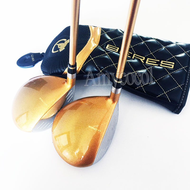 Golf Clubs HONMA S-07 Golf Fairway Wood 3/5 Loft Men Golf wood Graphite shaft and Wood head Cover Free Shipping