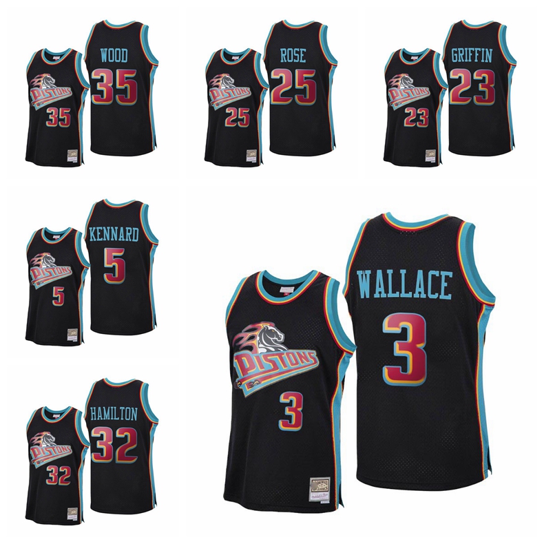 2020 Custom Men Derrick Rose Blake Griffin Richard Hamilton Christian Wood Detroit Pistons new Reload Classic Black Jersey
2020 Custom Men Derrick Rose Blake Griffin Richard Hamilton Christian Wood Detroit Pistons new Reload Classic Black Jersey
