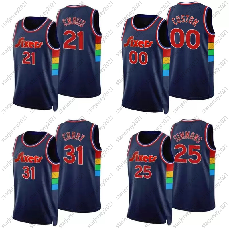 75th Anniversary City 76ers's Jersey Joe Embiid 2021 Esition Tobias 12 Harris Matisse 22 Thybulle Seth Curry Tyrese 0 Maxey Ben Simmons Basketball Jerseys, Color 6
75th Anniversary City 76ers's Jersey Joe Embiid 2021 Esition Tobias 12 Harris Matisse 22 Thybulle Seth Curry Tyrese 0 Maxey Ben Simmons Basketball Jerseys, Color 6
