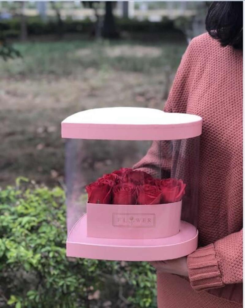 PVC transparent heart shape florist packing flower gift box wedding party gift box Preserved Fresh Flower Mother's Day
PVC transparent heart shape florist packing flower gift box wedding party gift box Preserved Fresh Flower Mother's Day