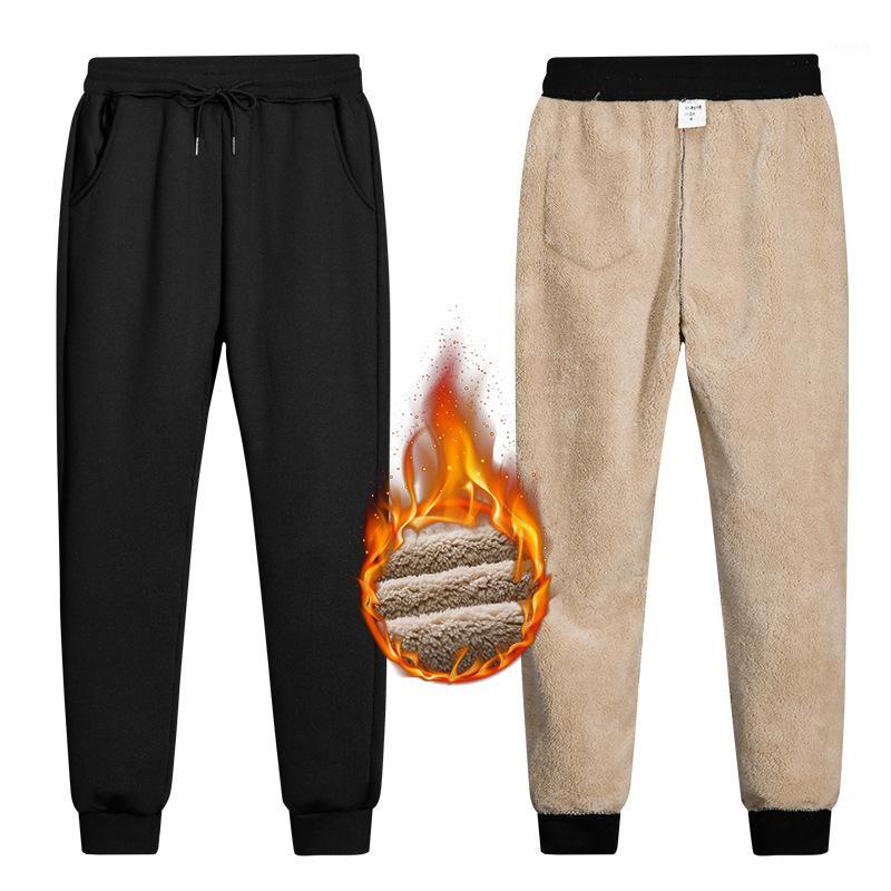 sweatpants Pants with Velvet Men's Winter Middle-aged Dad Thick Warm Lambskin Large Size Fat Big Men's Casual Pants1, Black 
sweatpants Pants with Velvet Men's Winter Middle-aged Dad Thick Warm Lambskin Large Size Fat Big Men's Casual Pants1, Black