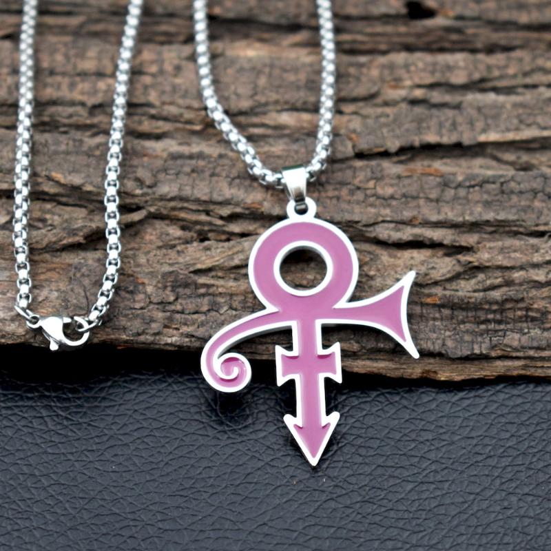 10pcs stainless steel purple prince symbol necklace women Jewelry with stainless steel chain
10pcs stainless steel purple prince symbol necklace women Jewelry with stainless steel chain