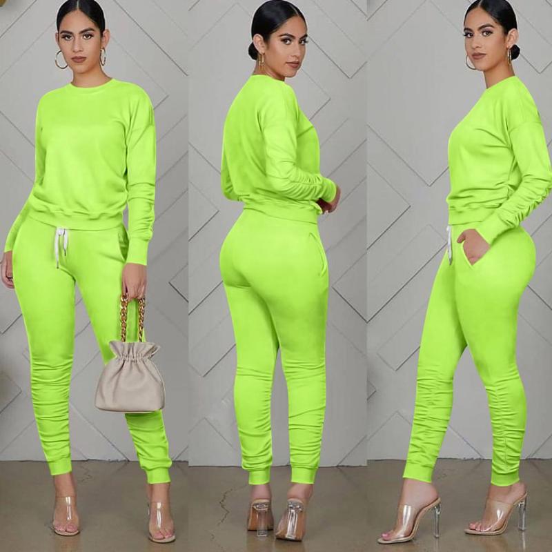 Women's Tracksuits Two Piece Set Women 2 Stacked Leggings Clothes For Outfits Pants Tracksuit Female Fall 2022