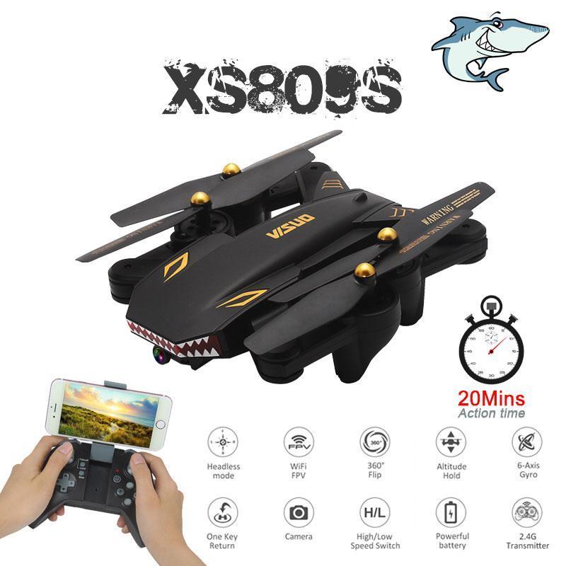VISUO XS809S Foldable Selfie Drone with Wide Angle 2MP HD Camera WiFi FPV XS809HW Upgraded RC Quadcopter Helicopter Mini Dron1
VISUO XS809S Foldable Selfie Drone with Wide Angle 2MP HD Camera WiFi FPV XS809HW Upgraded RC Quadcopter Helicopter Mini Dron1
