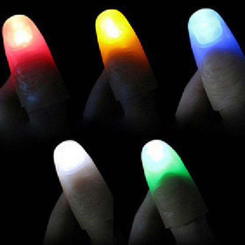 LED Finger Light Parrt Glow Tool LED Finger Magic Trick Props Kids Amazing Fantastic Glow Toys Children Luminous Party Gift
LED Finger Light Parrt Glow Tool LED Finger Magic Trick Props Kids Amazing Fantastic Glow Toys Children Luminous Party Gift