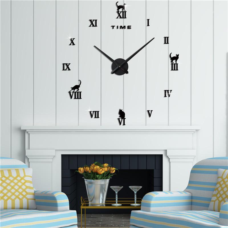 Fashion Wall Clocks Home Decor Acrylic Self Adhesive Large Decorative Wall Clock Sticker Roman Numerals1
Fashion Wall Clocks Home Decor Acrylic Self Adhesive Large Decorative Wall Clock Sticker Roman Numerals1