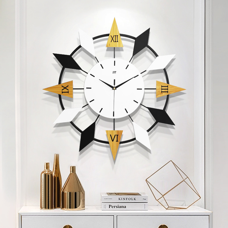 Nordic wall clocks fashion creative wood modern wall watch gift ideas Abstract large clock for living room dropshipping
Nordic wall clocks fashion creative wood modern wall watch gift ideas Abstract large clock for living room dropshipping