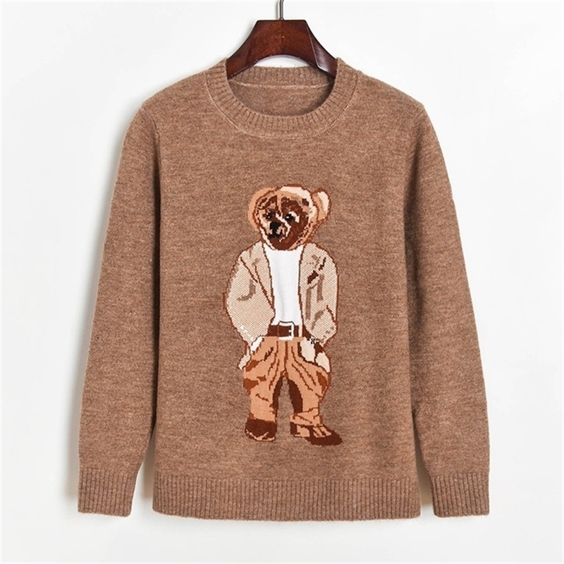Autumn Winter Sweater Thick Warm Pullovers Fashion Cartoon Jacquard Knit Sweater Women O-neck Pullover Jumpers 201209, Dark khaki
Autumn Winter Sweater Thick Warm Pullovers Fashion Cartoon Jacquard Knit Sweater Women O-neck Pullover Jumpers 201209, Dark khaki