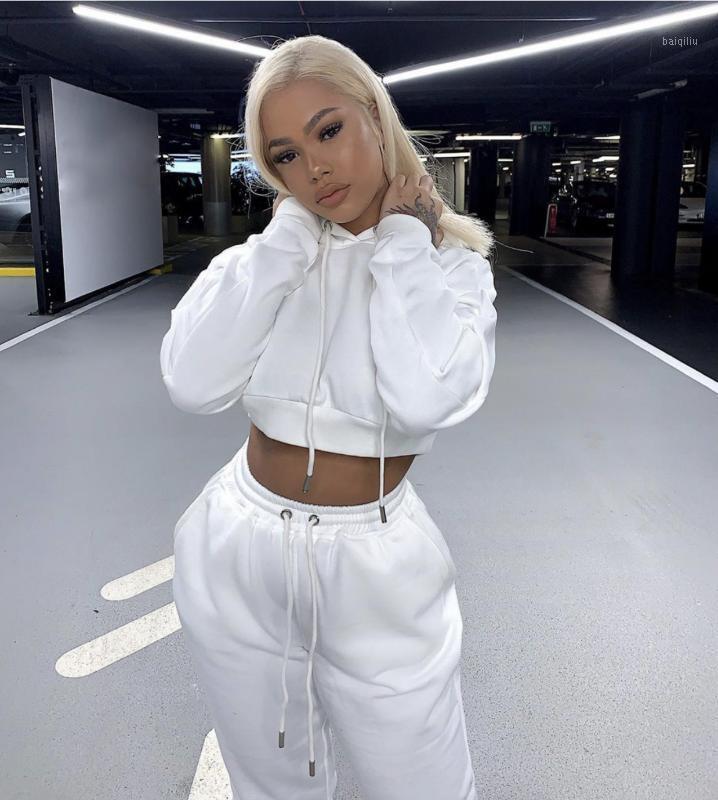 New Fall Winter Women Running Sets Solid Color Sportswear Two Pieces Long Sleeve Sweatshirt Crop Tops+Joggers Pants Female Sets1, Black
New Fall Winter Women Running Sets Solid Color Sportswear Two Pieces Long Sleeve Sweatshirt Crop Tops+Joggers Pants Female Sets1, Black