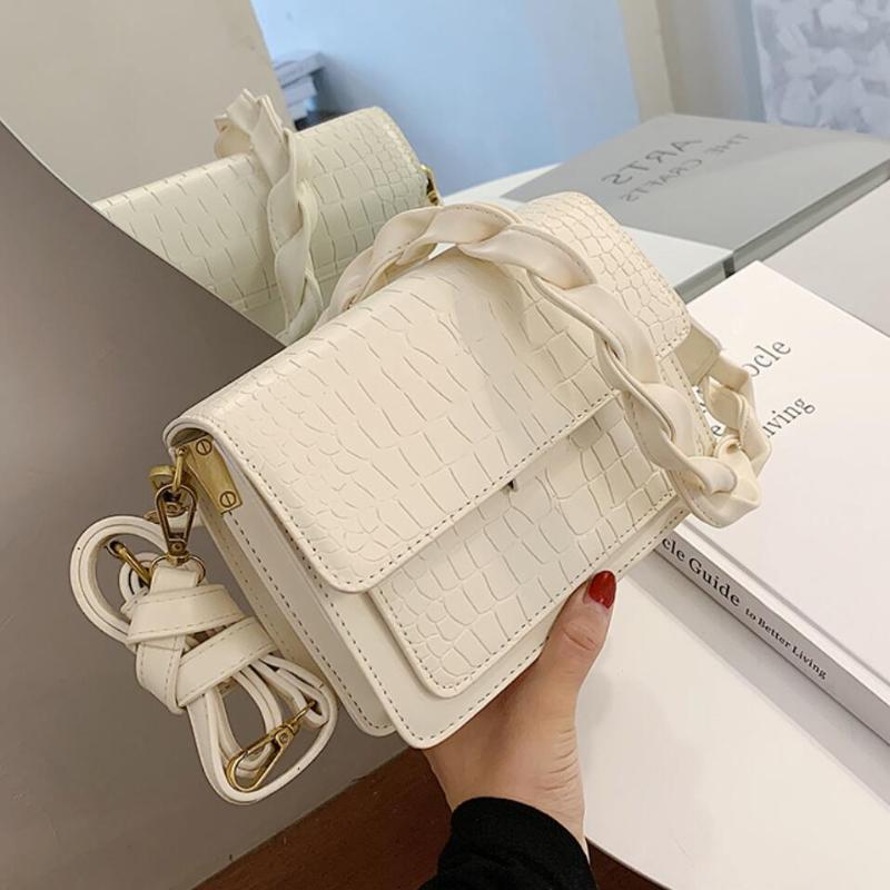 Crocodile pattern Armpit bag 2021 New High quality Leather Women's Designer Handbag Weave Shoulder strap Shoulder Messenger Bag, Black
Crocodile pattern Armpit bag 2021 New High quality Leather Women's Designer Handbag Weave Shoulder strap Shoulder Messenger Bag, Black