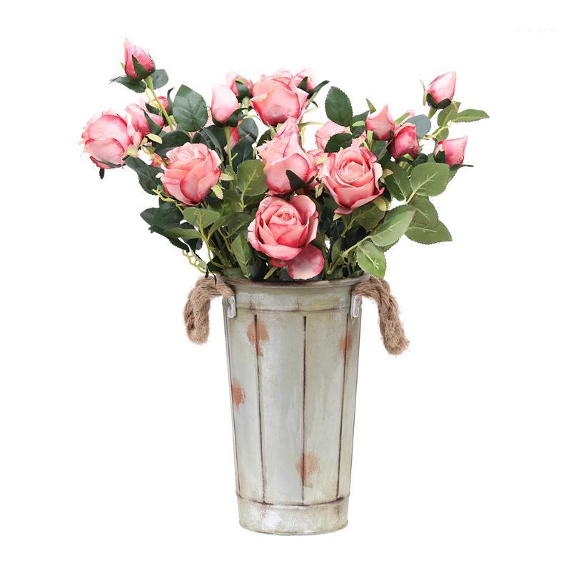 CHENCHENG 10 Pieces / Lot 55 cm 2 Heads Artificial Flowers Silk Pink Rose Bouquet Fake Flowers for Wedding Home Decoration1, 06 pink
CHENCHENG 10 Pieces / Lot 55 cm 2 Heads Artificial Flowers Silk Pink Rose Bouquet Fake Flowers for Wedding Home Decoration1, 06 pink