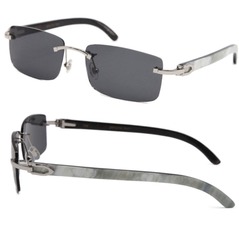 Wholesale High-end 8200757 Metal Rimless Square Sunglasses White Inside Black Buffalo Horn 18k Gold Womens Glasses Driving Woman Frames glasses Size:56-18-140mm
Wholesale High-end 8200757 Metal Rimless Square Sunglasses White Inside Black Buffalo Horn 18k Gold Womens Glasses Driving Woman Frames glasses Size:56-18-140mm
