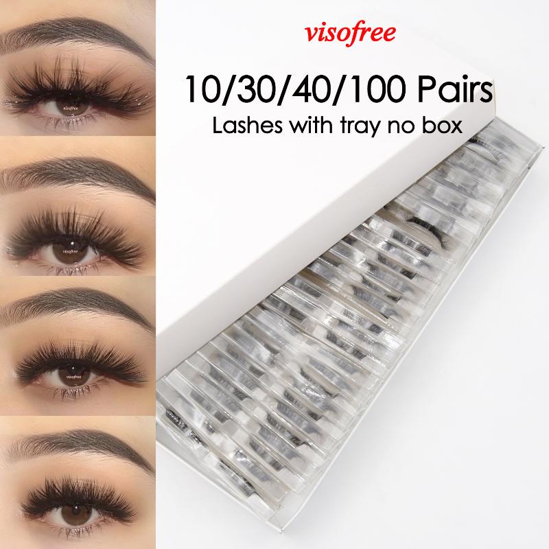 Visofree 10/30/40/100 Pairs Lashes Bulk Mink Eyelashes 3D Mink False Eyelashes 100% Cruelty-free Dramatic 25mm Lashes
Visofree 10/30/40/100 Pairs Lashes Bulk Mink Eyelashes 3D Mink False Eyelashes 100% Cruelty-free Dramatic 25mm Lashes