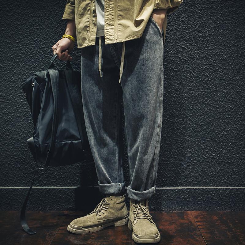 men jeans Autumn and winter black and gray loose jeans Straight retro trousers All-match harem pants Increase fat, Dark grey
men jeans Autumn and winter black and gray loose jeans Straight retro trousers All-match harem pants Increase fat, Dark grey