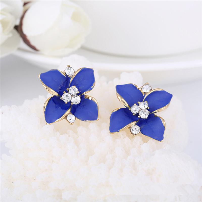 Exquisite Blue Scrub Camellia Earrings Drops Oil Flower Stud Earrings For Women Party Jewery Christmas Gift Bijoux Femme
Exquisite Blue Scrub Camellia Earrings Drops Oil Flower Stud Earrings For Women Party Jewery Christmas Gift Bijoux Femme