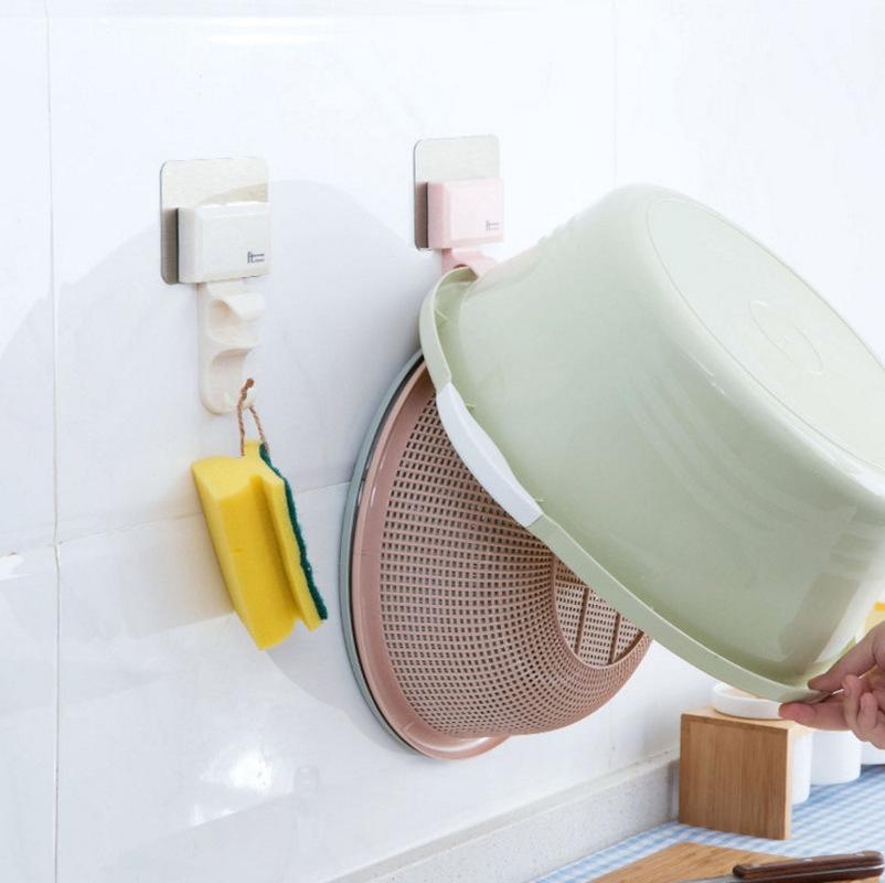 1Pcs Kitchen Storage Rack Sink Hook Saving Space Wall-Mounted Undrilled Waterproof Strong Hook Wall Hanging
1Pcs Kitchen Storage Rack Sink Hook Saving Space Wall-Mounted Undrilled Waterproof Strong Hook Wall Hanging