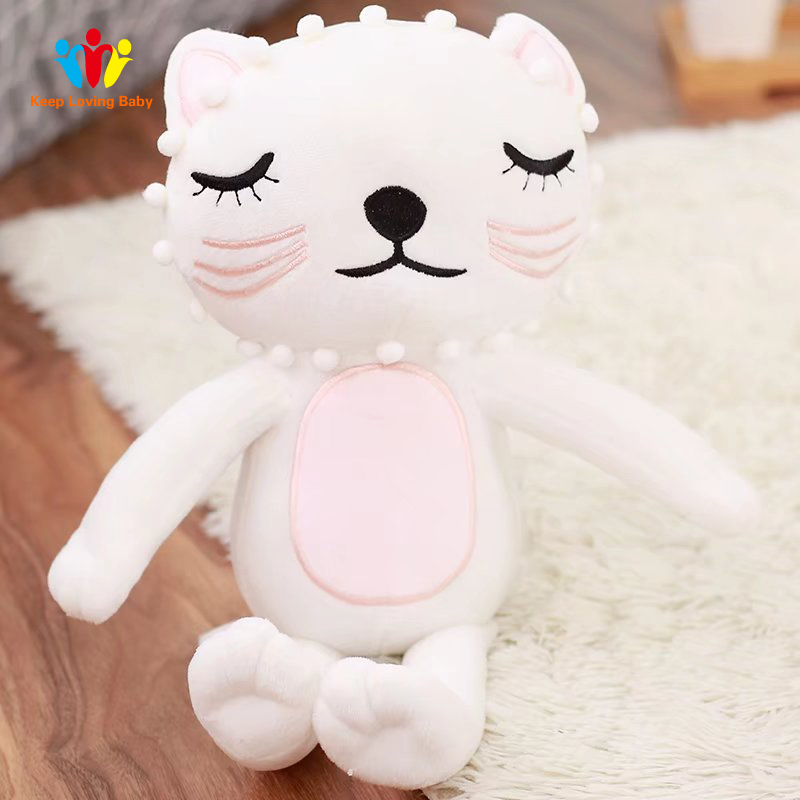 Baby Pillow Lion head pillow Children's room decoration doll Children soothe plush toys Infant Toddler Sleep Pillow LJ201014