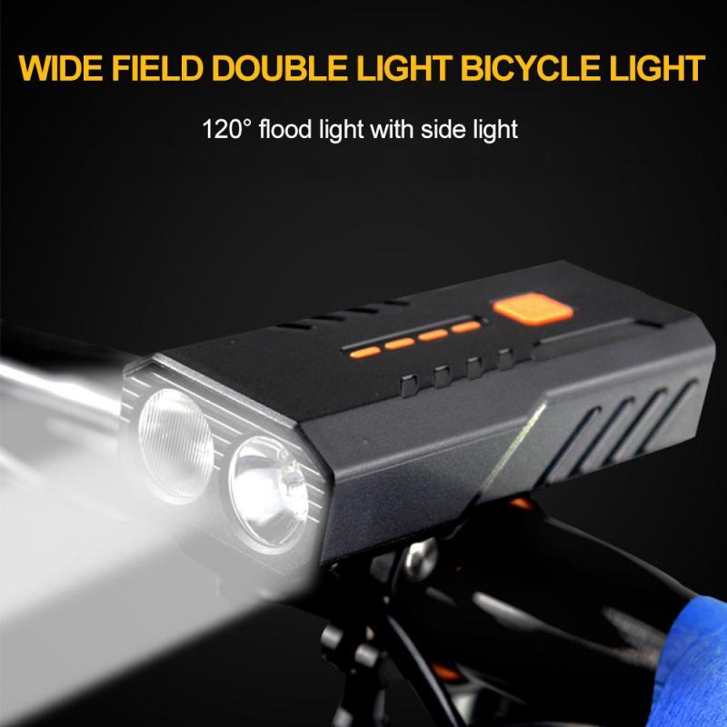 2400 MAh Bicycle Light USB Bike Lamp IP63 Waterproof 7W 2 LED 5 Modes Headlight PC ABS MTB Parts Bike Accessories Night Drive
2400 MAh Bicycle Light USB Bike Lamp IP63 Waterproof 7W 2 LED 5 Modes Headlight PC ABS MTB Parts Bike Accessories Night Drive