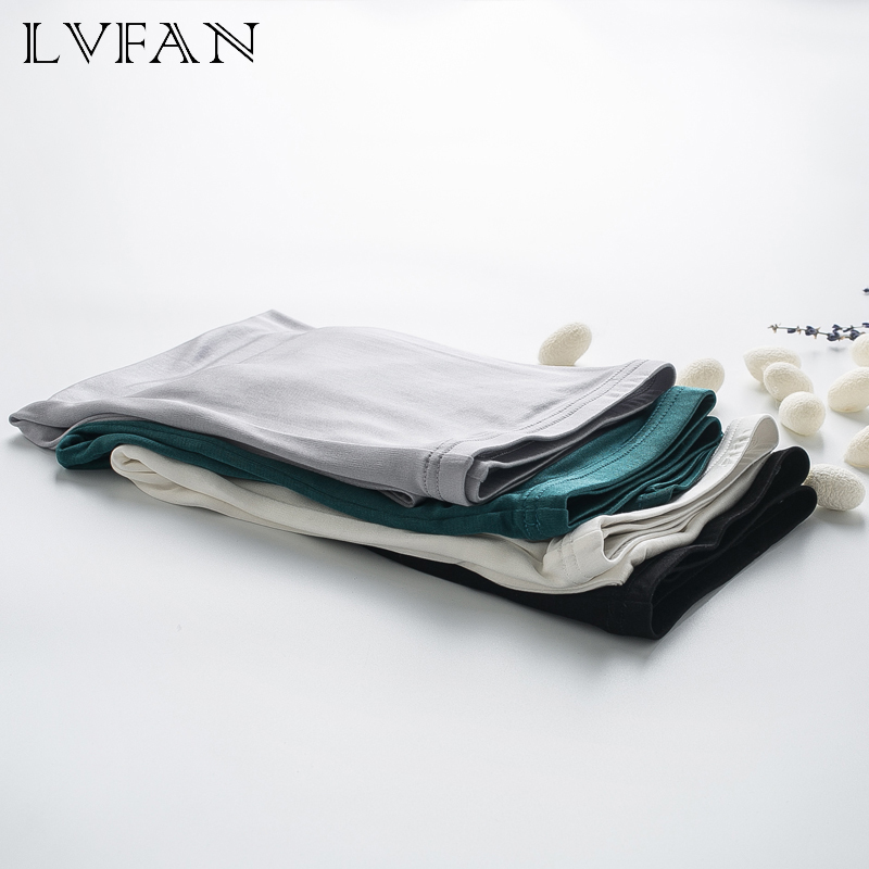 New double-sided knitted silk Pure silk, breathable, elastic, buttock leggings ankle-length pants pencil pants LVFAN K039 201106