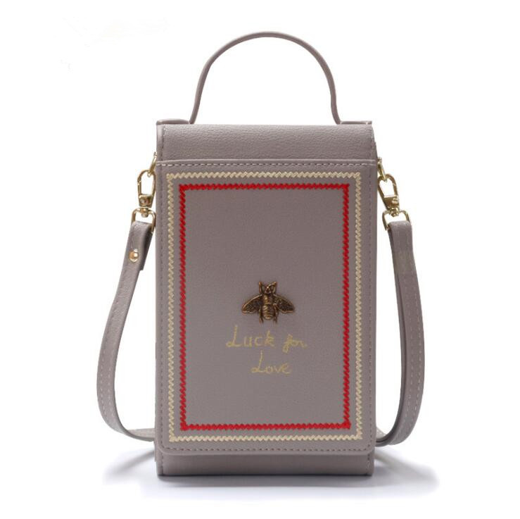 Factory wholesale women handbag vertical printed mobile phone bag small fresh embroidery long wallet street fashion leather card bags, Red(boutique box)
Factory wholesale women handbag vertical printed mobile phone bag small fresh embroidery long wallet street fashion leather card bags, Red(boutique box)