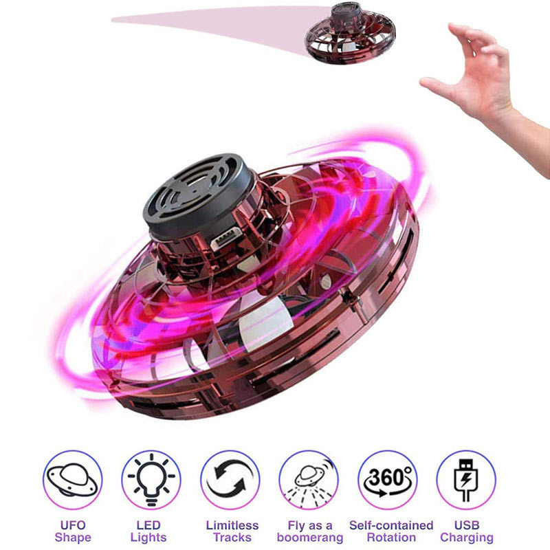 Mini Drone UFO Flying spinner Helicopter Hand Operated Induction Fingertip Flight Gyro Drone Aircraft Toy Adult Kids Gift LJ200921
Mini Drone UFO Flying spinner Helicopter Hand Operated Induction Fingertip Flight Gyro Drone Aircraft Toy Adult Kids Gift LJ200921