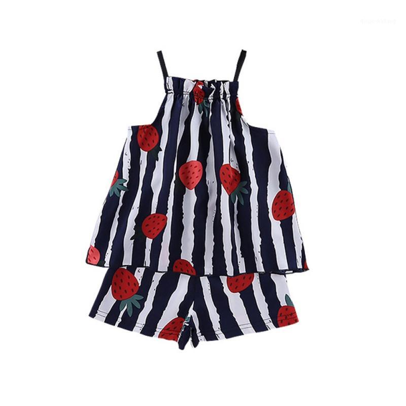 Kids Girls Pajamas New Strawberry Pattern Sling Outfits Blouse Tops+Shorts Sleepwear Set 2pcs Baby Clothes1, Dl
Kids Girls Pajamas New Strawberry Pattern Sling Outfits Blouse Tops+Shorts Sleepwear Set 2pcs Baby Clothes1, Dl
