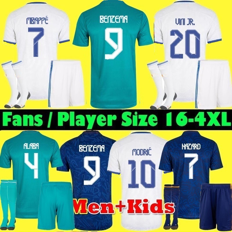 Fans Player MBAPPE jerseys 21 22 BENZEMA soccer football shirt 2021 2022 VINI JR ALABA HAZARD ASENSIO MODRIC MARCELO ISCO camiseta men + kids kit, Lavender
Fans Player MBAPPE jerseys 21 22 BENZEMA soccer football shirt 2021 2022 VINI JR ALABA HAZARD ASENSIO MODRIC MARCELO ISCO camiseta men + kids kit, Lavender
