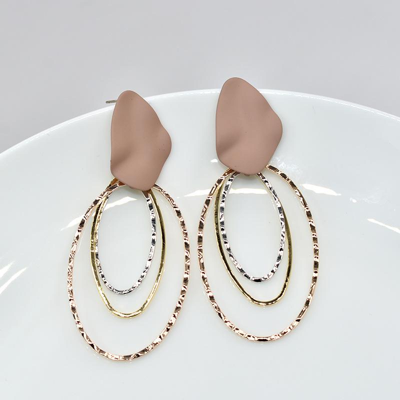 Exaggerated earrings simple geometric oval earrings women's all-match earringsaretes boucle d'oreille hoop
Exaggerated earrings simple geometric oval earrings women's all-match earringsaretes boucle d'oreille hoop
