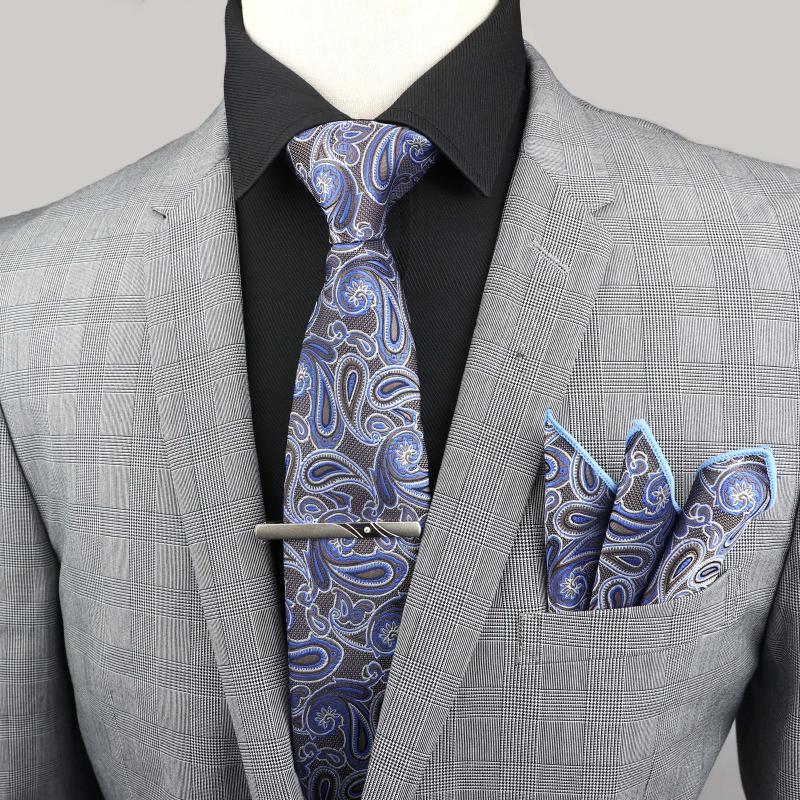 Bow Ties Fashion Paisley Men Tie&Clip Set Pocket Square For Wedding Formal Business Red Blue Yellow Jacquard Woven Luxury Tie
Bow Ties Fashion Paisley Men Tie&Clip Set Pocket Square For Wedding Formal Business Red Blue Yellow Jacquard Woven Luxury Tie