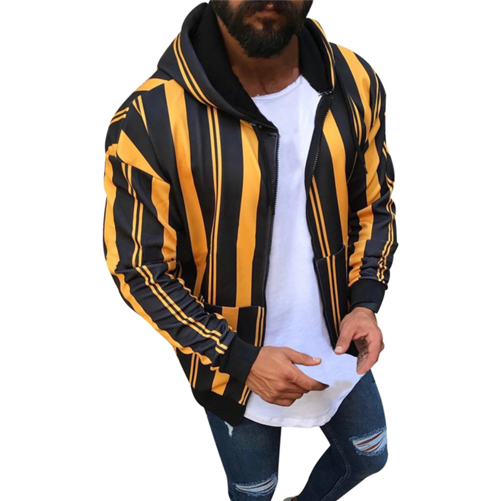 Factory Wholesale European American Winter Striped Stitching Fleece Men's Zipper Hoodie, Beige
Factory Wholesale European American Winter Striped Stitching Fleece Men's Zipper Hoodie, Beige