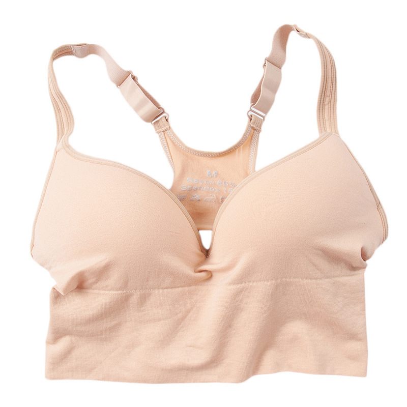 CINOON Sexy Women's Underwear Bras For Women Lingerie Solid Push Up Cotton Tops Wireless Plus Size Bra XXL Sports Vest Bralette 201202wtt