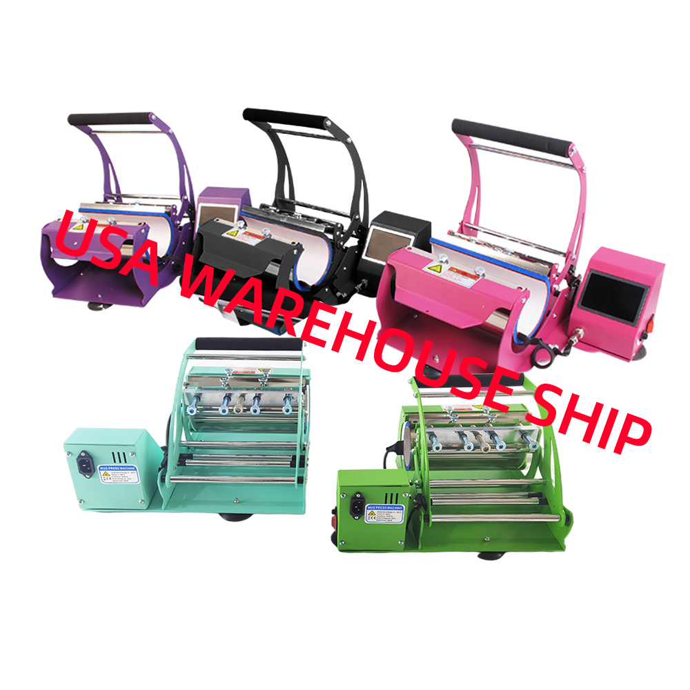 USA warehouse!!! 20oz Sublimation machine Heat Transfer mug press Machines LCD touch display for skinny straight tumbler purple green blue pink
USA warehouse!!! 20oz Sublimation machine Heat Transfer mug press Machines LCD touch display for skinny straight tumbler purple green blue pink