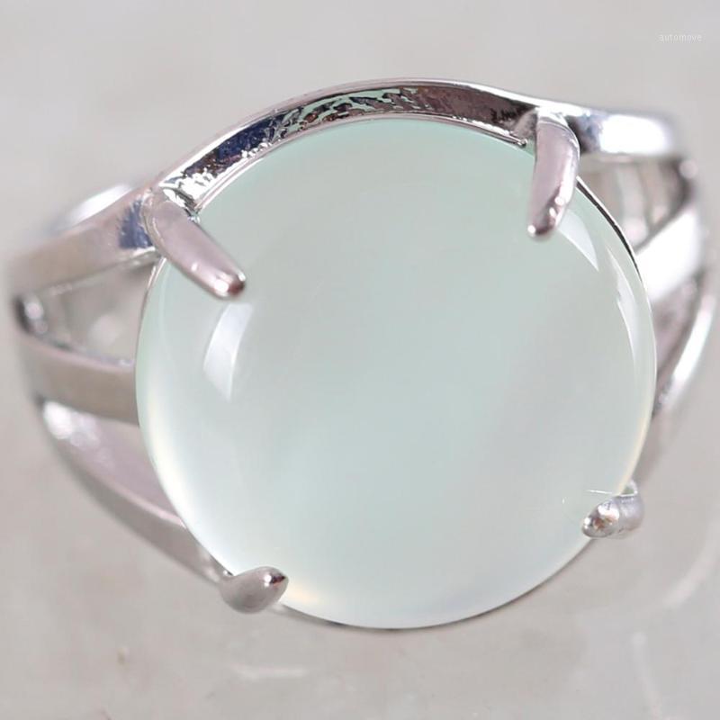 1Pcs Women Ring Natural Stone Light Green Onyx Round Cabochon CAB Beads Adjustable Finger Ring Jewelry Gift K2241
1Pcs Women Ring Natural Stone Light Green Onyx Round Cabochon CAB Beads Adjustable Finger Ring Jewelry Gift K2241