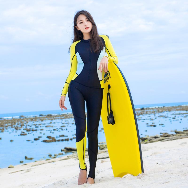 Sun Protection UPF 50+ One Piece Swimsuit Rashguard Women Long Sleeve Surfing Suit Female Lycra Swimwear Rash Guard Dive Skins1
Sun Protection UPF 50+ One Piece Swimsuit Rashguard Women Long Sleeve Surfing Suit Female Lycra Swimwear Rash Guard Dive Skins1