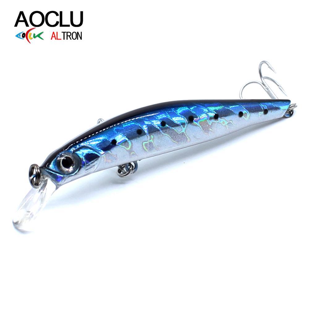 AOCLU wobblers Super Quality 7 Colors 80mm 7.5g Hard Bait Minnow Shad Crankbait Fishing lure Bass Fresh Salt water tackle Q0111
AOCLU wobblers Super Quality 7 Colors 80mm 7.5g Hard Bait Minnow Shad Crankbait Fishing lure Bass Fresh Salt water tackle Q0111