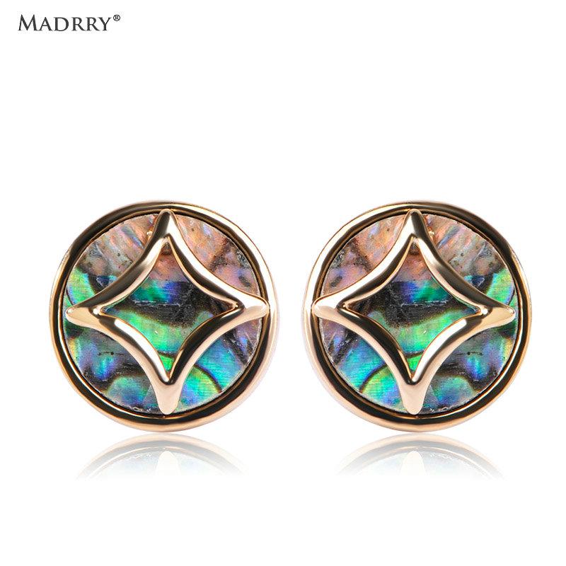 Blucome Simple Round Button Shape Shell Stud Earrings Ouro color Lady Ear Accessories Bijoux orecchini aretes boucle d'oreille
Blucome Simple Round Button Shape Shell Stud Earrings Ouro color Lady Ear Accessories Bijoux orecchini aretes boucle d'oreille