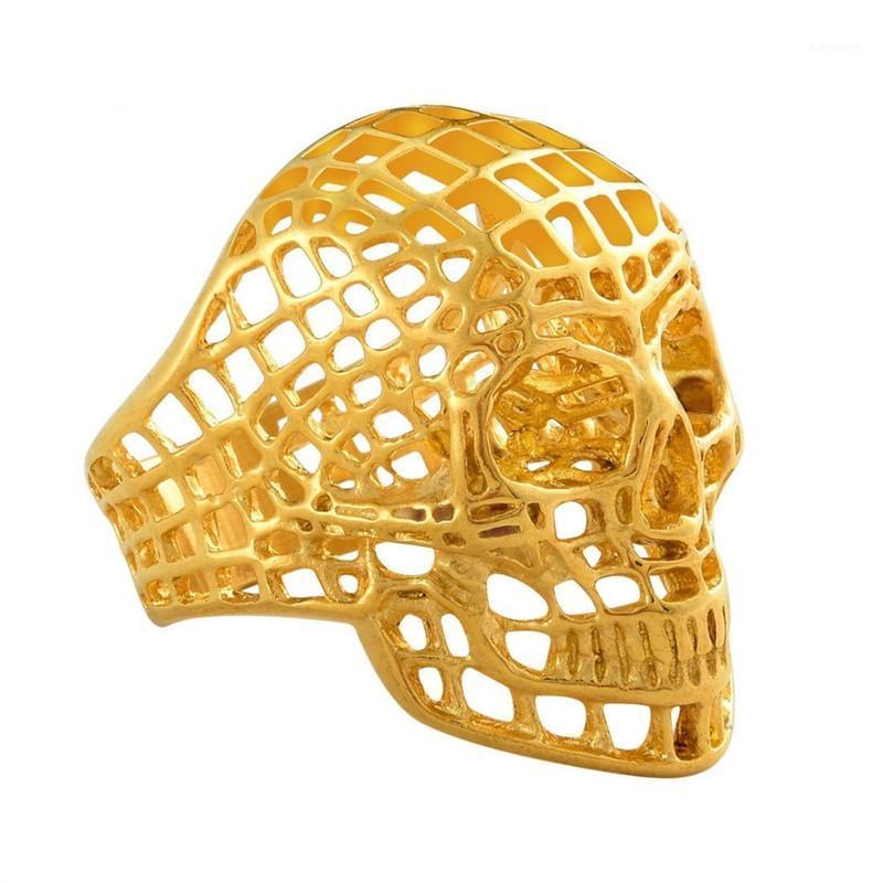 Gothic Punk Gold/Silver Color Hollow Skull Ring For Men Spider Web Biker Metal Mesh Rings Male Persteny Cool Costume Jewelry1
Gothic Punk Gold/Silver Color Hollow Skull Ring For Men Spider Web Biker Metal Mesh Rings Male Persteny Cool Costume Jewelry1