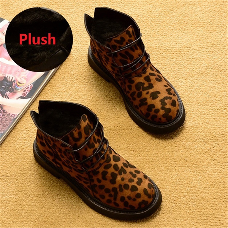2021 New Autumn Female Lace Keep Warm Teddy Snowboots Fashion Ladies Boots Women's Shoes GNBQ, Leopard thin
2021 New Autumn Female Lace Keep Warm Teddy Snowboots Fashion Ladies Boots Women's Shoes GNBQ, Leopard thin
